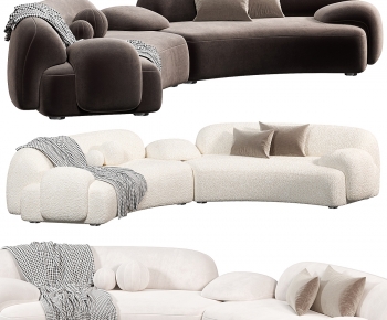 Modern Curved Sofa-ID:246807106