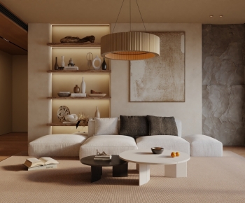 Wabi-sabi Style A Living Room-ID:222424984