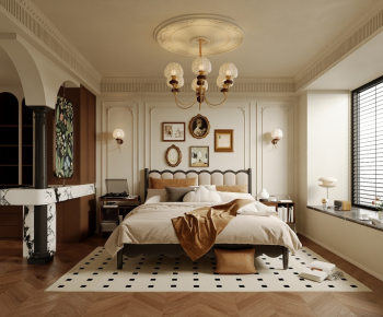 French Style Bedroom-ID:556001904