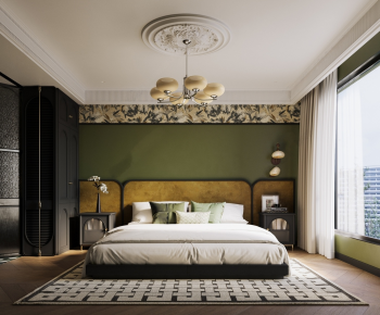 French Style Bedroom-ID:511122948