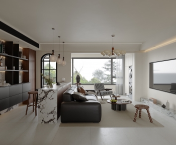 Modern A Living Room-ID:693944936