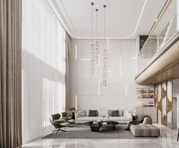 Modern A Living Room-ID:900623081