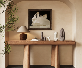 Wabi-sabi Style Console-ID:628988032