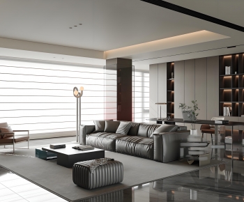 Modern A Living Room-ID:697546962