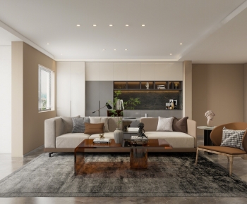 Modern A Living Room-ID:910587073