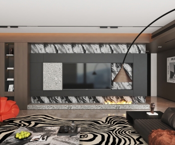 Modern A Living Room-ID:744561912