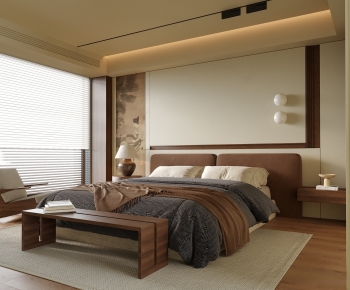 New Chinese Style Bedroom-ID:588541026