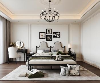 French Style Bedroom-ID:397319086