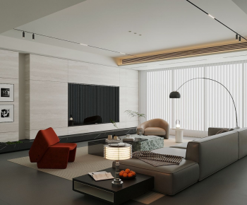 Modern A Living Room-ID:743307111