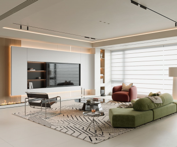 Modern A Living Room-ID:981614111