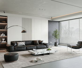 Modern A Living Room-ID:379698042
