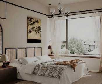 New Chinese Style Bedroom-ID:948081027