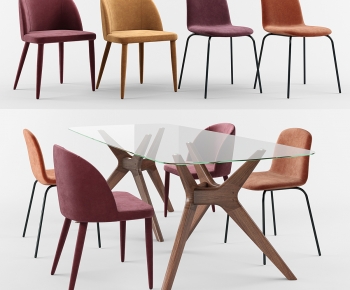 Modern Dining Table And Chairs-ID:108577973