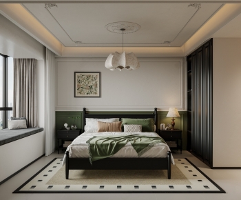 French Style Bedroom-ID:366579061