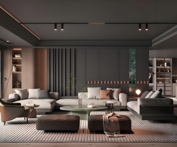 Modern A Living Room-ID:429179714