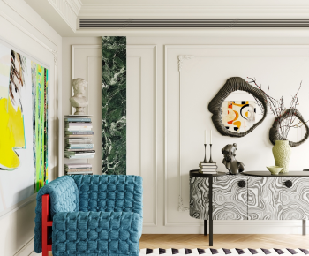 French Style A Living Room-ID:571799991