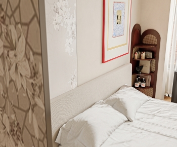 Modern Double Bed-ID:445663939