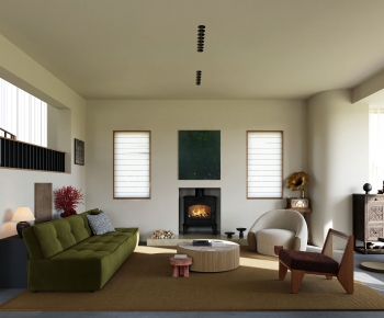 Modern A Living Room-ID:696638116