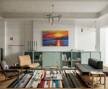 Modern A Living Room-ID:871681932