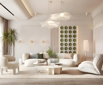 Modern A Living Room-ID:501549012