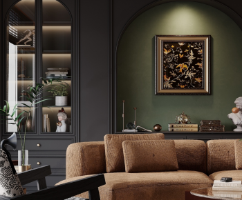 French Style A Living Room-ID:557981978