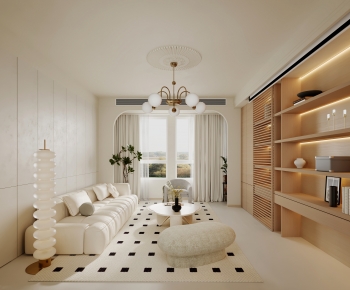 Modern A Living Room-ID:366197111