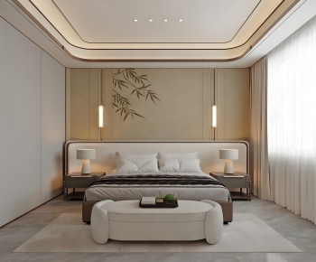 New Chinese Style Bedroom-ID:950737958