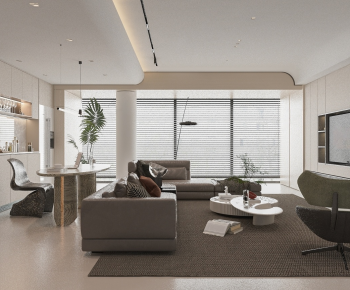 Modern A Living Room-ID:971573116