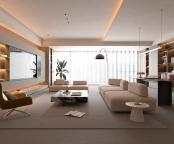 Modern A Living Room-ID:950737957