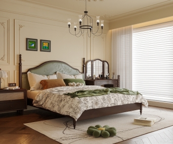 French Style Bedroom-ID:525861029