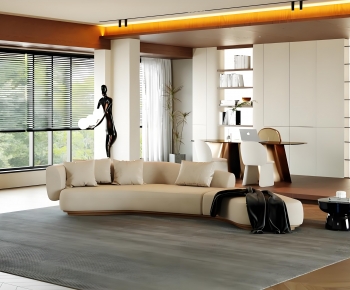 Modern A Living Room-ID:566741946