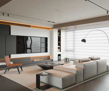 Modern A Living Room-ID:564465058