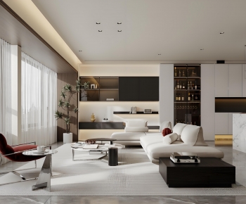 Modern A Living Room-ID:371855974