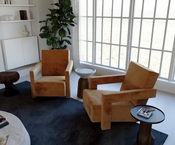 Modern Single Sofa-ID:466568958