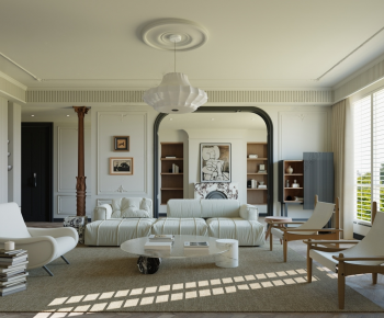 French Style A Living Room-ID:191324953