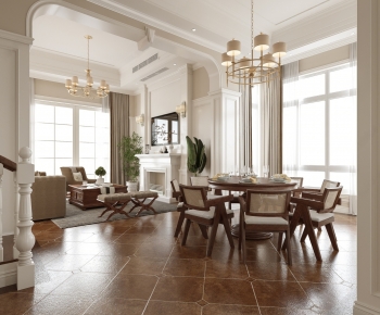 American Style Dining Room-ID:529709103