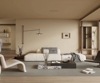 Modern A Living Room-ID:657104977