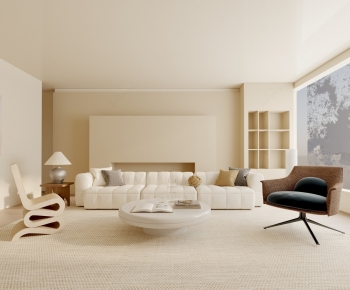 Modern A Living Room-ID:725790985