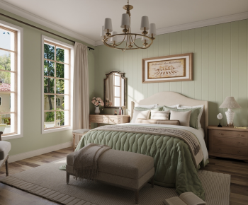 American Style Bedroom-ID:744172103