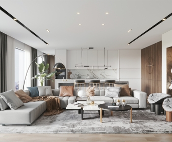 Modern A Living Room-ID:932300097