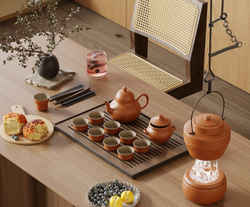 New Chinese Style Tea Set-ID:640954023