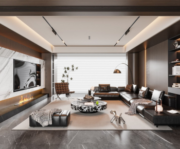 Modern A Living Room-ID:973856937