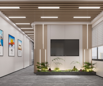 Modern Office Reception Desk-ID:368088018