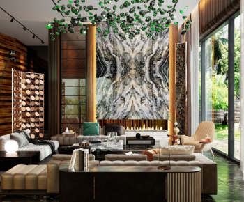 Modern A Living Room-ID:711714982