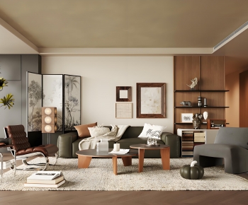 Modern A Living Room-ID:227880551