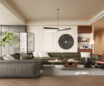 Modern A Living Room-ID:777631044