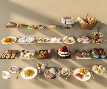 Modern Bread Cake-ID:619859933