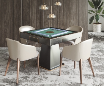 Modern Mahjong Tables And Chairs-ID:417730095