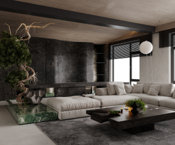 Modern A Living Room-ID:392199045