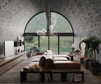 Nordic Style A Living Room-ID:542268998